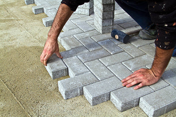 Residential Paver Driveway in Marlboro Meadows, MD